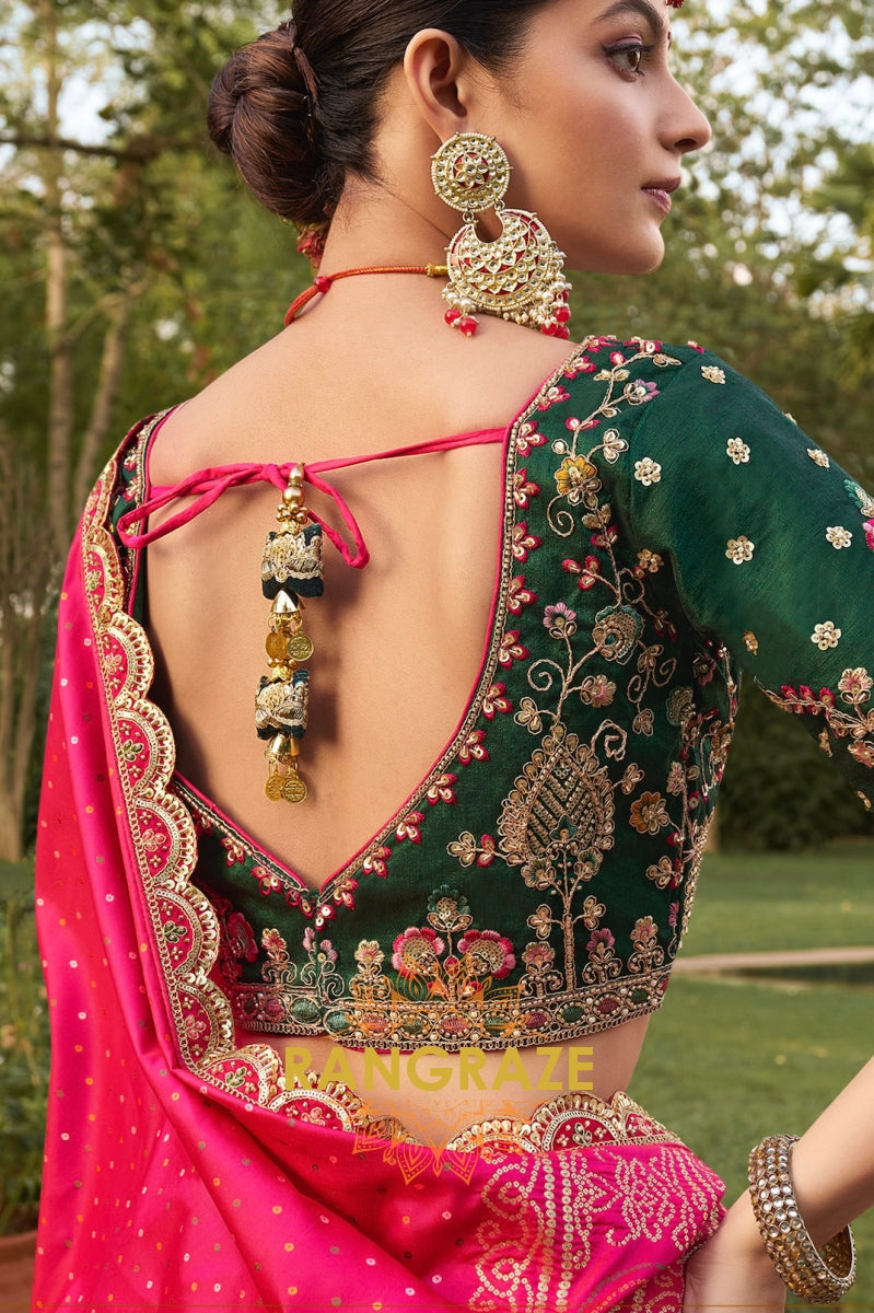Rani Raas Banarasi Silk Lehenga
