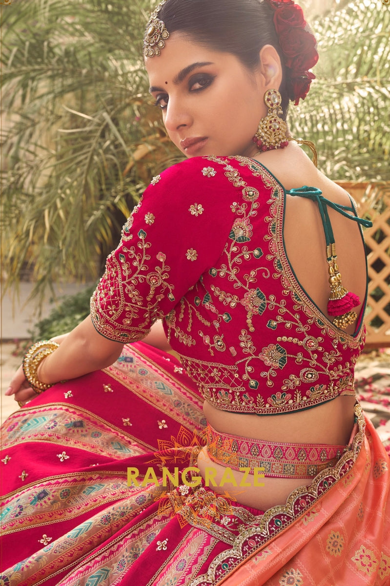Regal Rasleela Banarasi Silk Lehenga