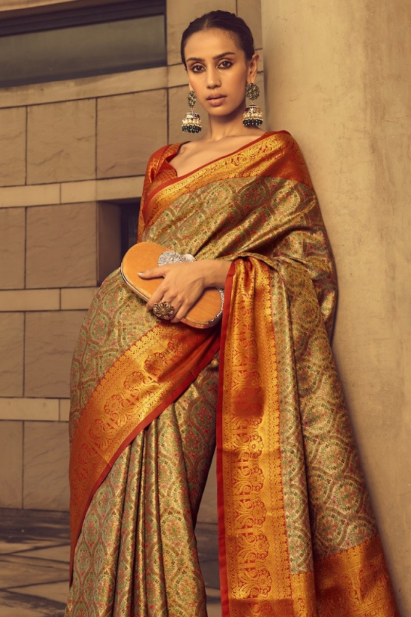 5 Bollywood Style Pure Banarasi Silk Sarees Loved by Celebrities