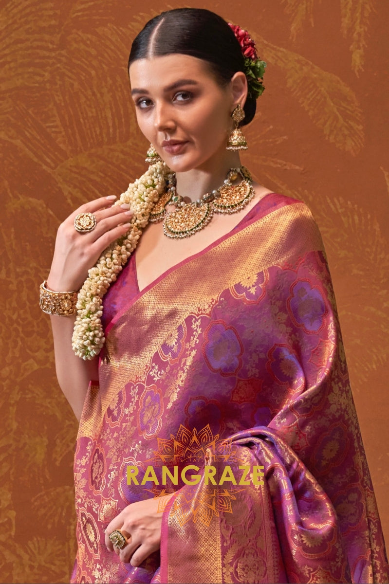 Light Up This Diwali in a Pure Kanjivaram Saree – The Epitome of Elegance