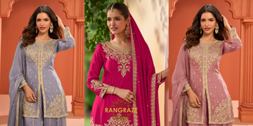 Latest Party Wear Stitched Suits for Women with Elegant Embroidery