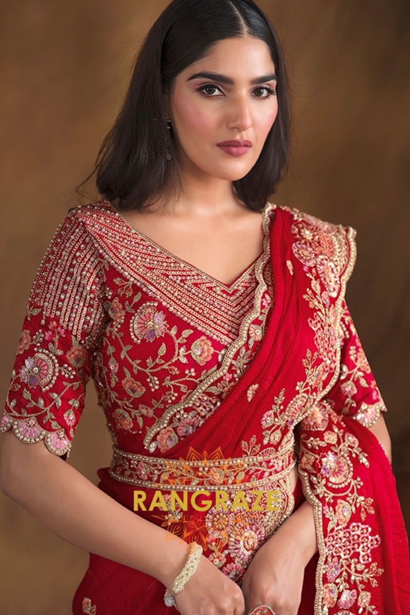 Designer Sarees for Reception Functions That Steal the Spotlight