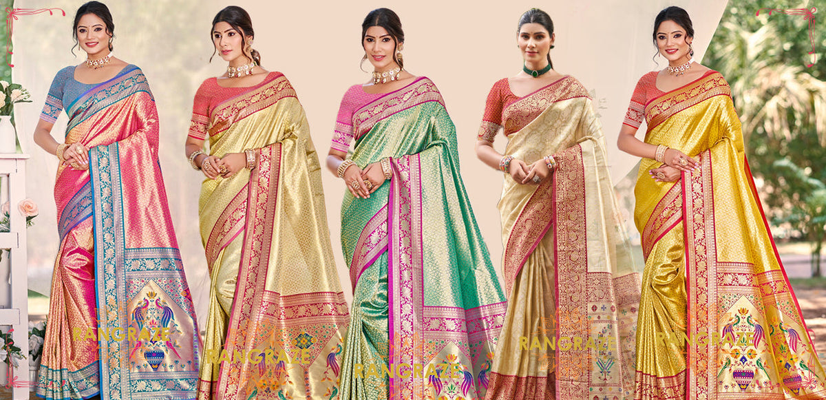 5 Stunning Pure Paithani Sarees for Wedding Guests Who Want to Steal the Spotlight