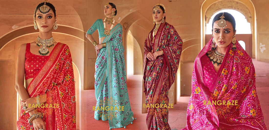 The Smart Shopper’s List: Best Patola Silk Sarees Under ₹4,000 on Rangraze