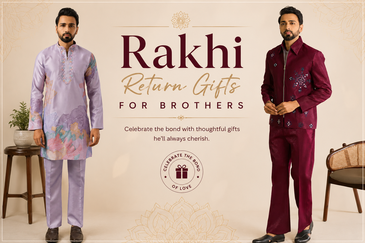 Rakhi Return Gifts for Brothers: 10 Kurta Pajama Picks He'll Love in 2026&nbsp;