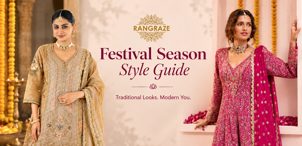 What Should You Wear This Diwali and Dussehra? RangRaze Has the Answer
