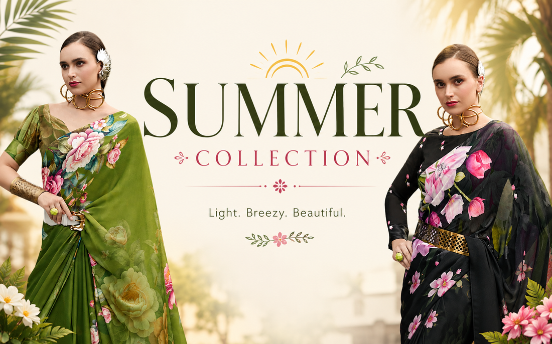 Best Summer Saree Guide 2026,Which Fabric Is Best for Hot Weather?&nbsp;