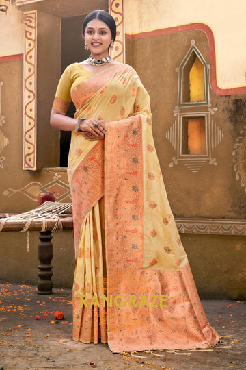 Classic Pure Cotton Banarasi Silk Saree