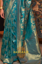 Zari Work Handloom Banarasi Silk Saree