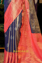 Majestic Woven Banarasi Tussar Silk Saree