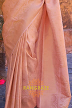 Royal Kanjivaram Orange Woven Silk Saree