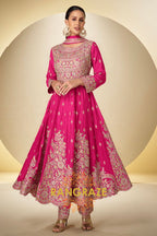 RangRaze Noor-E-Gul Embroidered Anarkali Suit Set