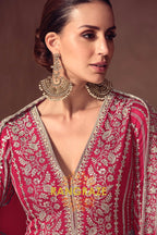 RangRaze Gulnaar-E-Ishq Premium Chinon Heavily Embroidered Anarkali Suit Set