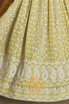 RangRaze Noor-E-Bahar Georgette Mirror Work Embroidered Anarkali Suit Set