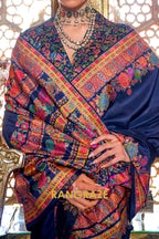Imperial Midnight Elegance Silk Saree