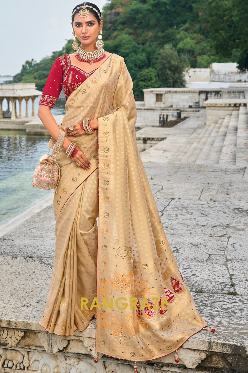 Golden Heritage Pure Kanjivaram Silk Saree