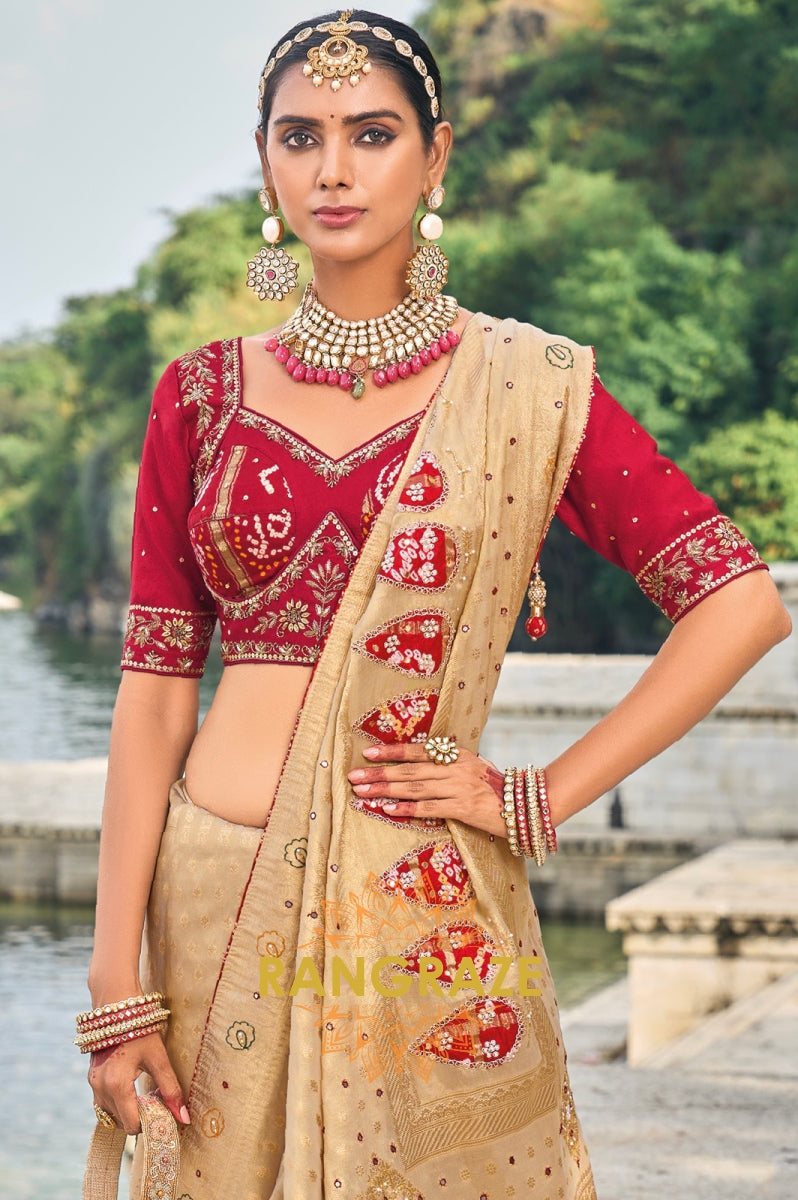 Golden Heritage Pure Kanjivaram Silk Saree
