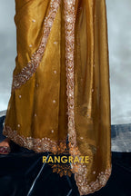 Pure Tissue Organza Embroidered Saree