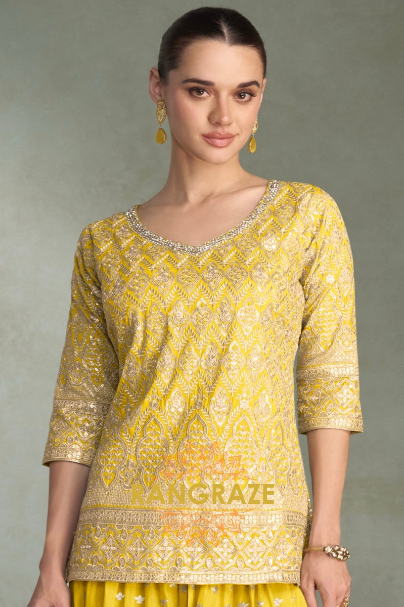 Sunbeam Yellow Suit Set – Radiant Refined and Festive