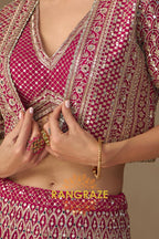 RangRaze Ruby Rose Luxe Embroidered Palazzo Set