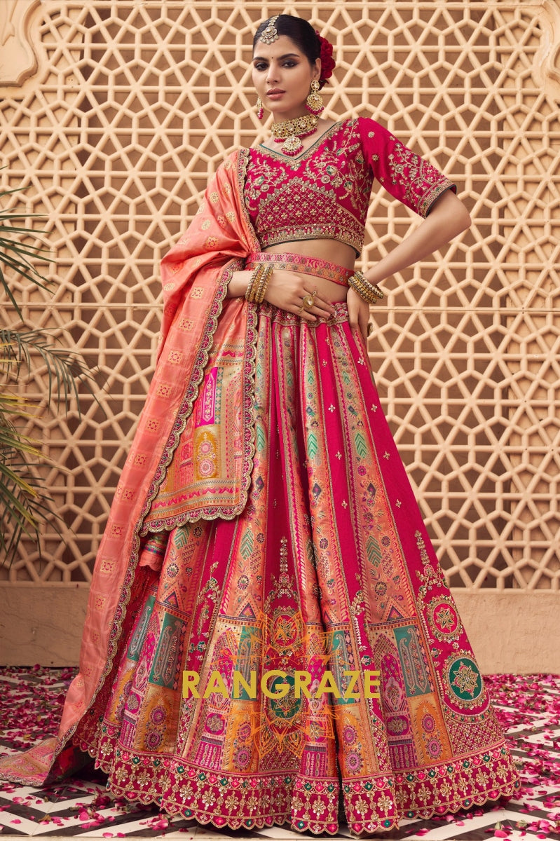 Regal Rasleela Banarasi Silk Lehenga