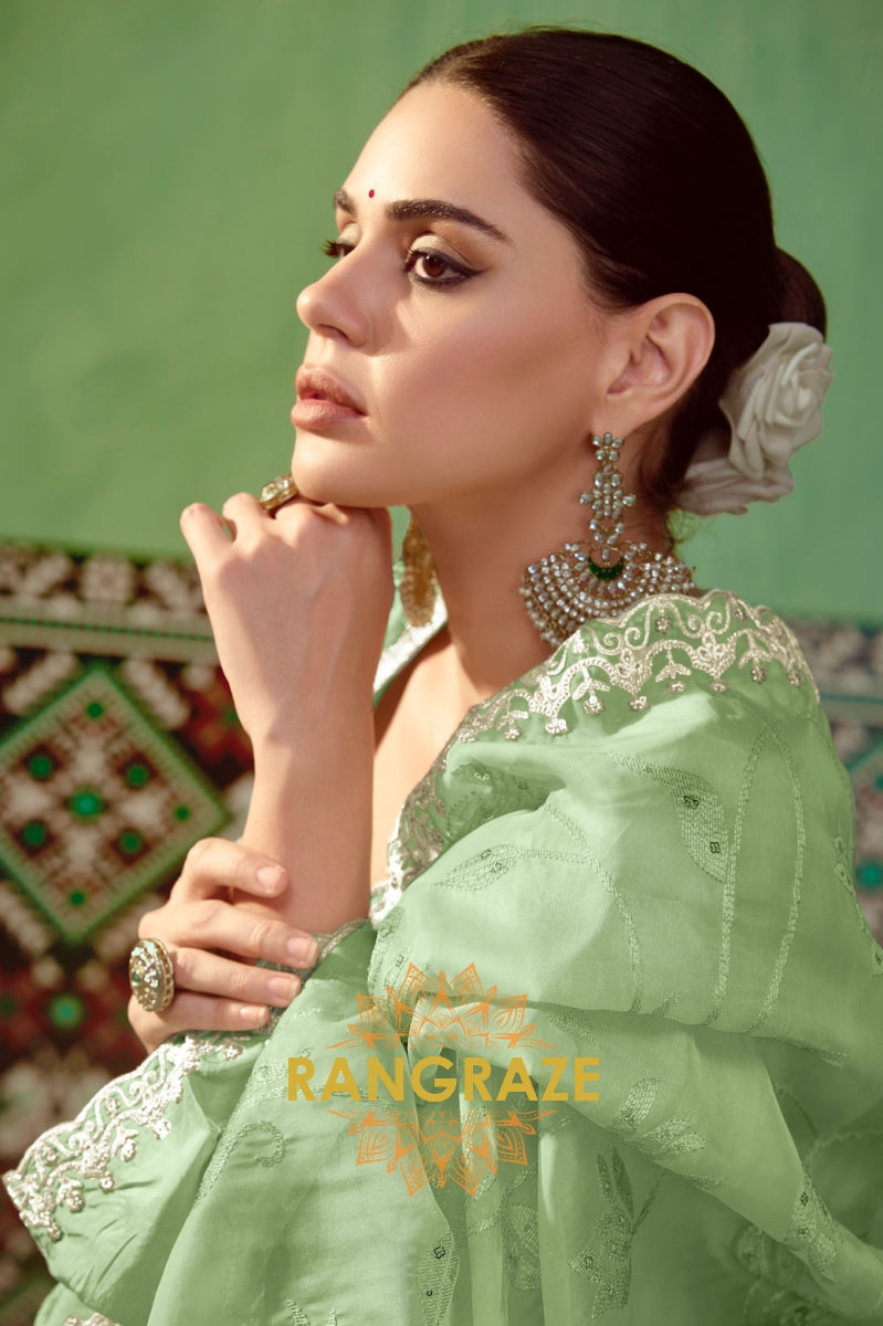 Emerald Grace Bamber Silk Suit Set