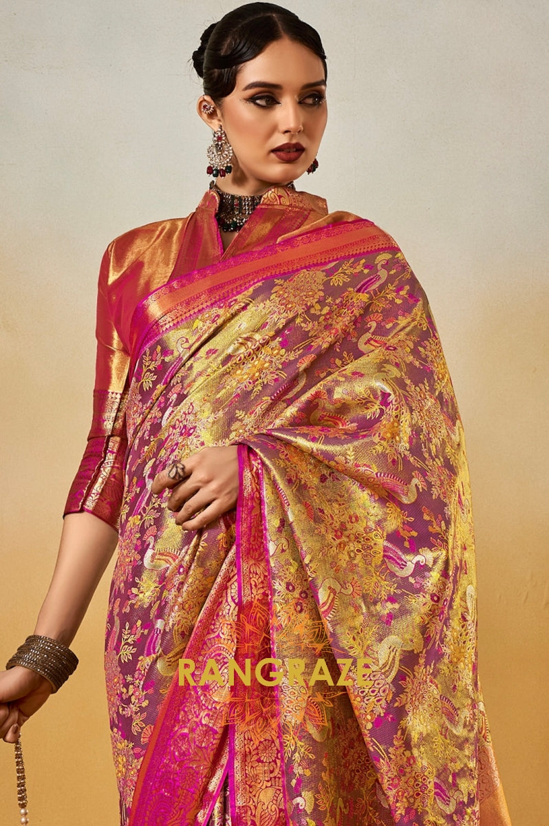 Regal Resplendence Dharmavaram Silk Saree