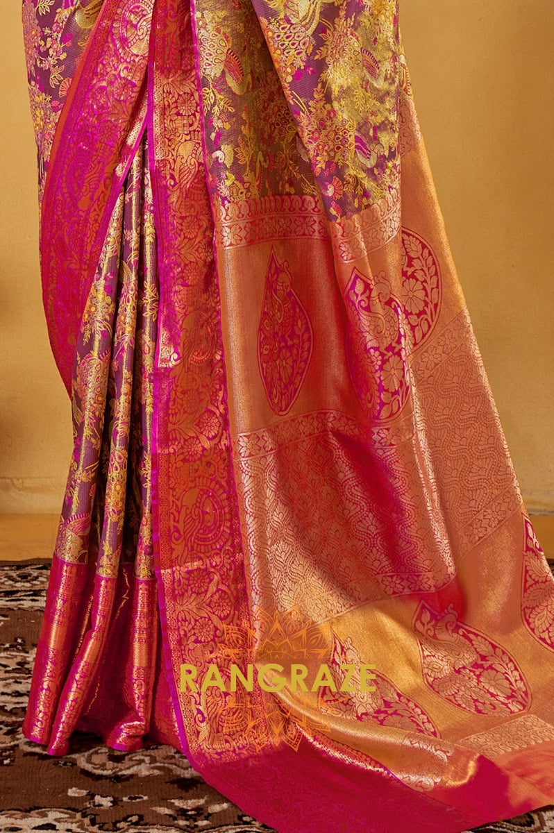 Regal Resplendence Dharmavaram Silk Saree