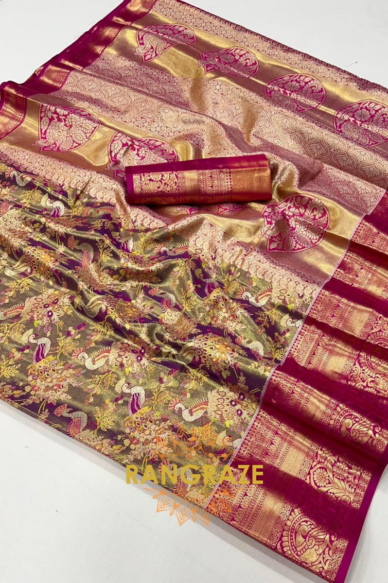 Regal Resplendence Dharmavaram Silk Saree