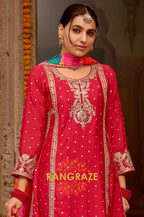 Gulabi Gota Grace Embroidered Suit Set
