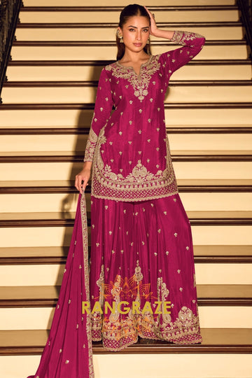 Rani Premium Chinnon Silk Suit Set