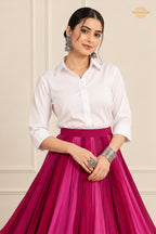 Gul-e-Bahaar Flare Skirt