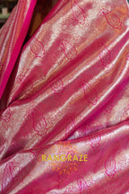 Regal Rose Blush Kanjivaram Saree