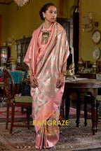 Blush Empress Kanjivaram Saree