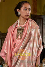 Blush Empress Kanjivaram Saree