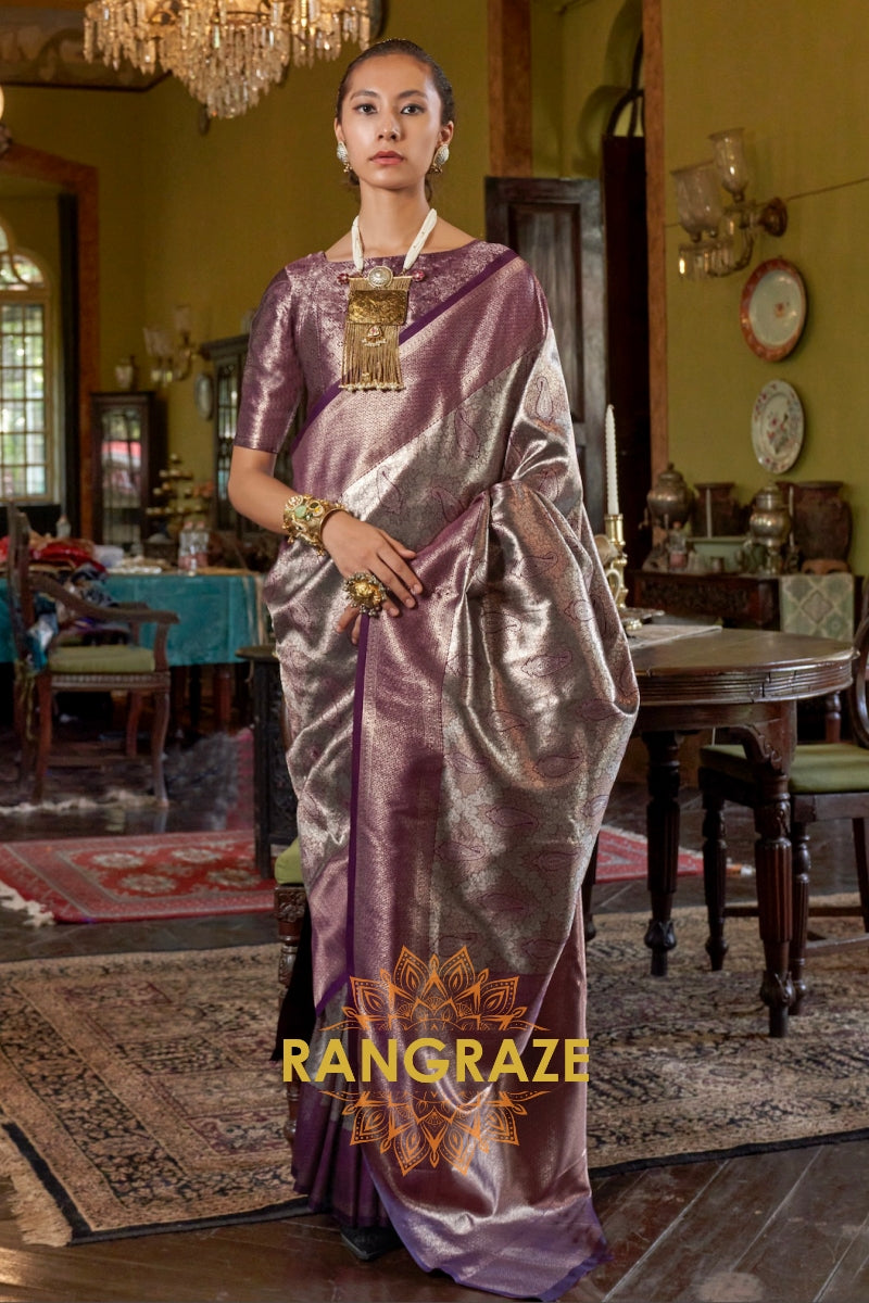 Regal Radiance Handwoven Kanjivaram Silk Saree