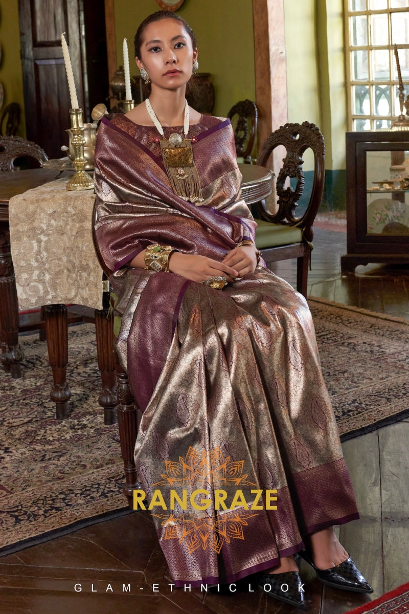 Regal Radiance Handwoven Kanjivaram Silk Saree