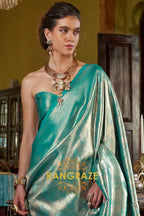 Emerald Empress Kanjivaram Saree