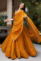 Kesariya Bahaar Flare Lehenga
