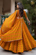 Kesariya Bahaar Flare Lehenga