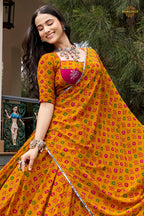 Kesariya Bahaar Flare Lehenga