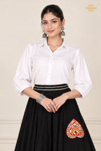 Noor-e-Rang Flare Motif Skirt