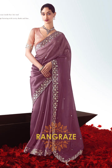 Royal Plum Elegance Saree