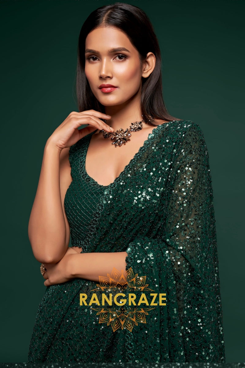 rangraze-emerald-glow-premium-georgette-designer-sequin-saree