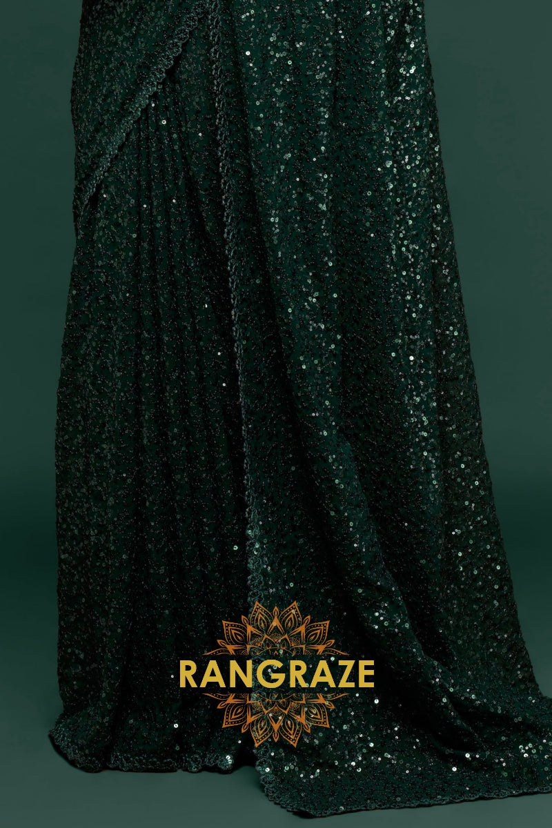 rangraze-emerald-glow-premium-georgette-designer-sequin-saree