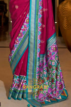 Magenta and Blue Patola Radiance: Silk Patola Saree