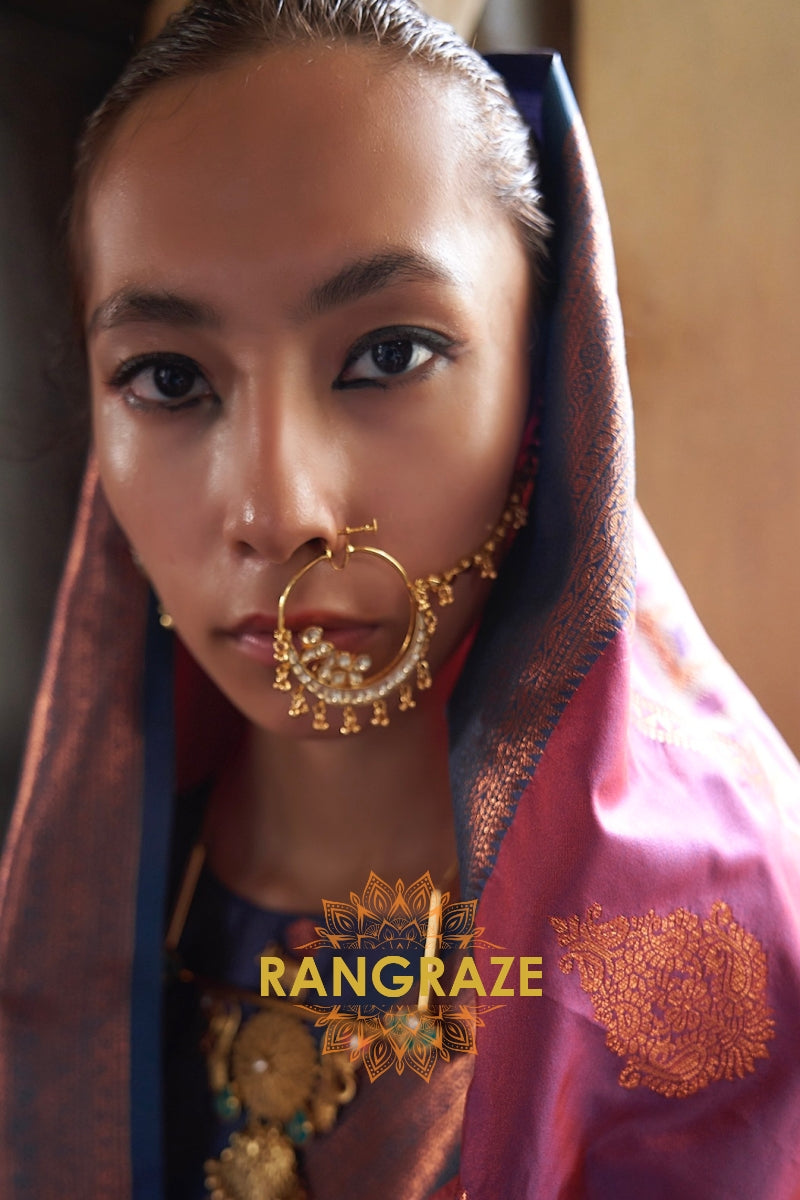 Royal Bloom Pochampally Silk Saree