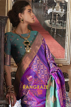 Mystic Bloom Pochampally Saree