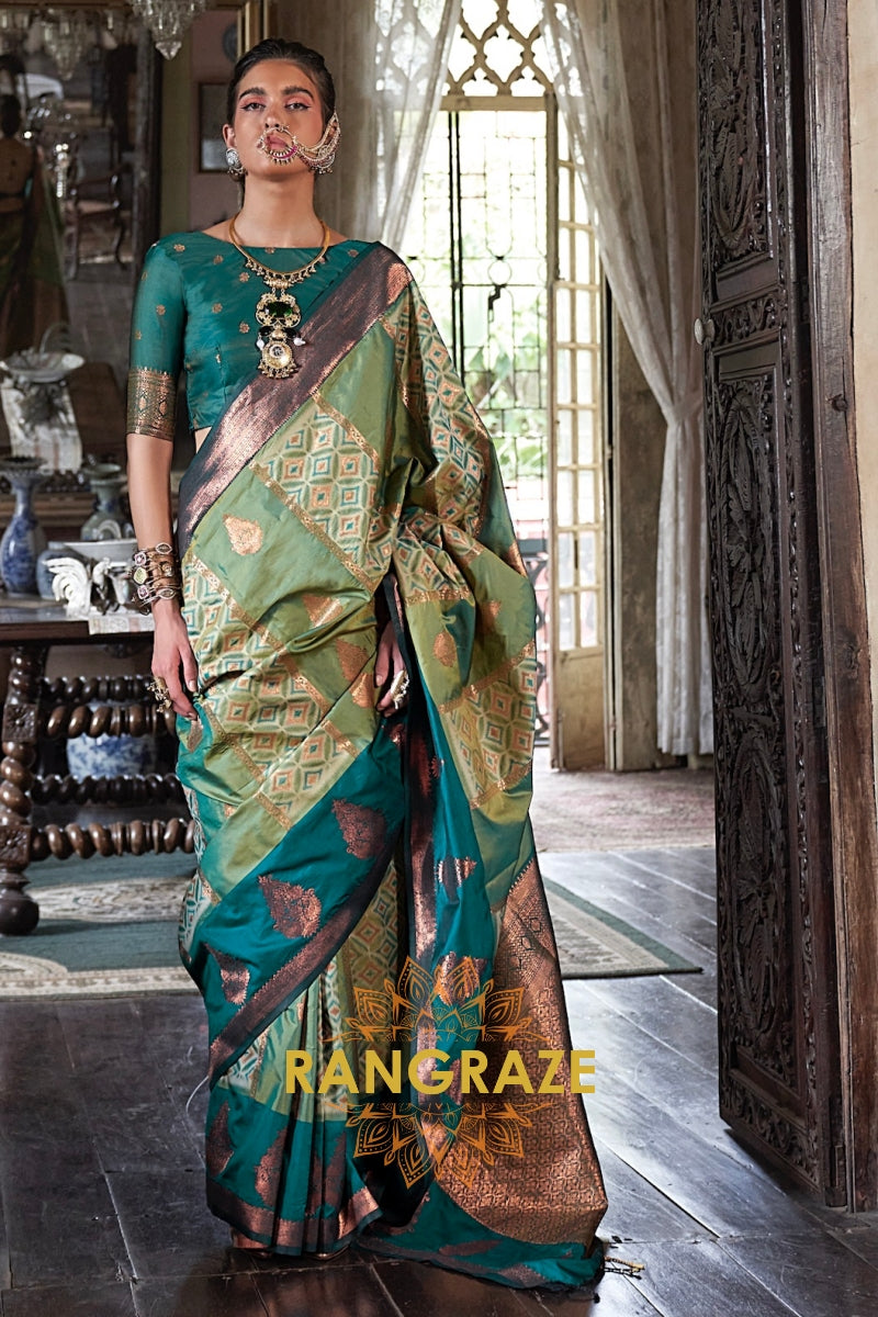 Royal Mosaic Pochampally Saree