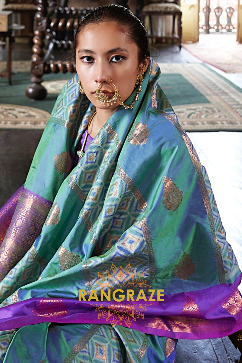 Royal Radiance Pochampally Saree